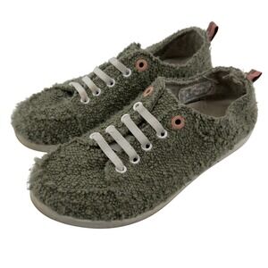 Vionic Beach Pismo Boucle Slip On Casual Sneaker Sage Green Women 7 Arch Support